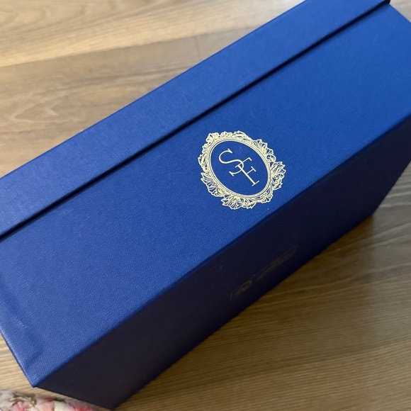 New Sarah Flint perfect pump 85 in white floral silk - Picture 6 of 7